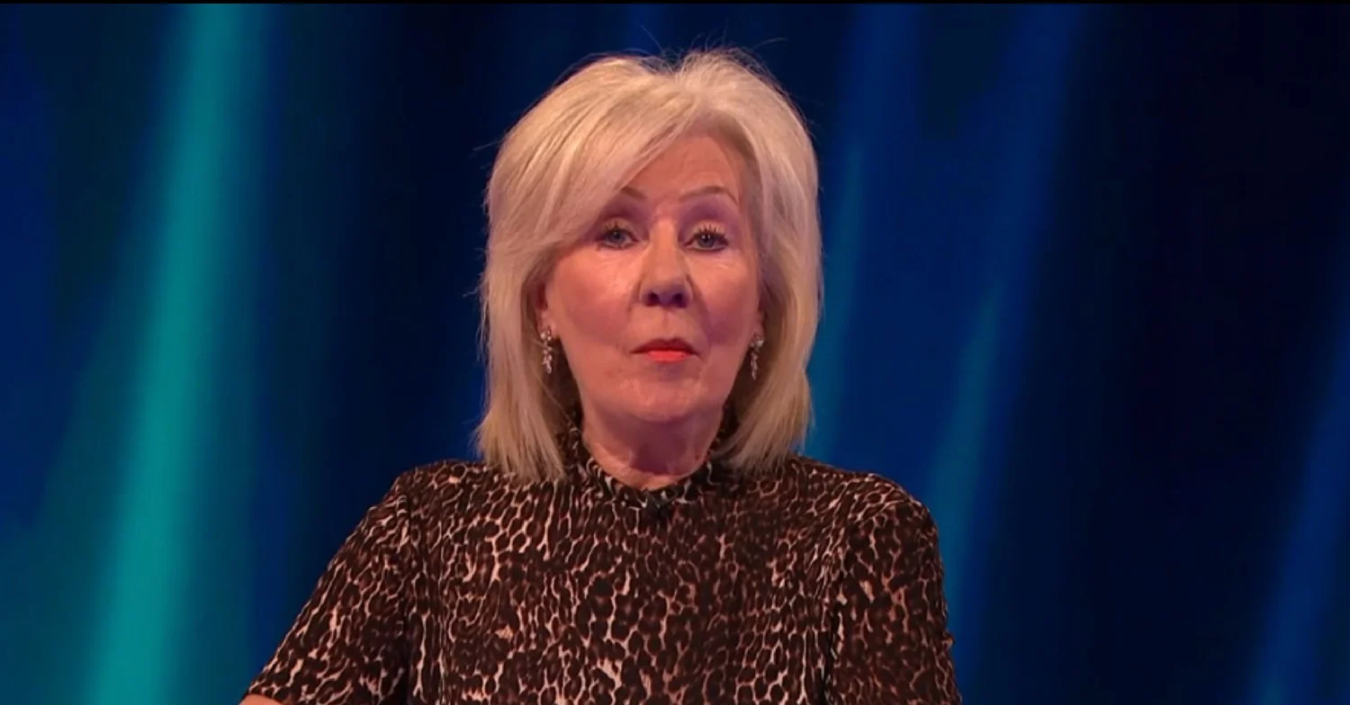 Gill looking at camera on Tipping Point 
