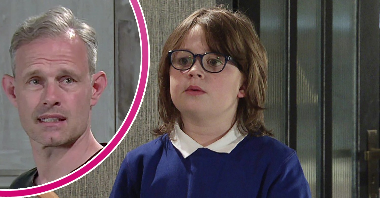 Sam from Coronation Street with dad Nick