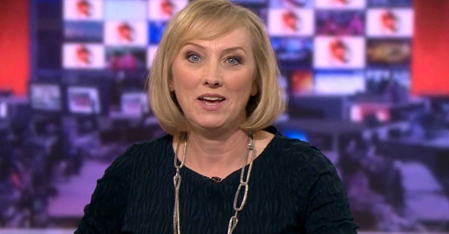 BBC News presenter Martine Croxall