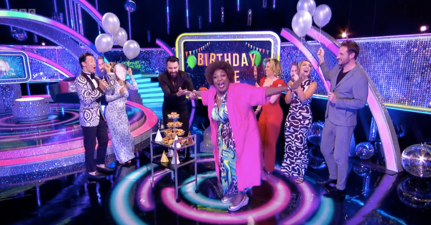 Rylan stunned by birthday surpise on Strictly It Takes Two