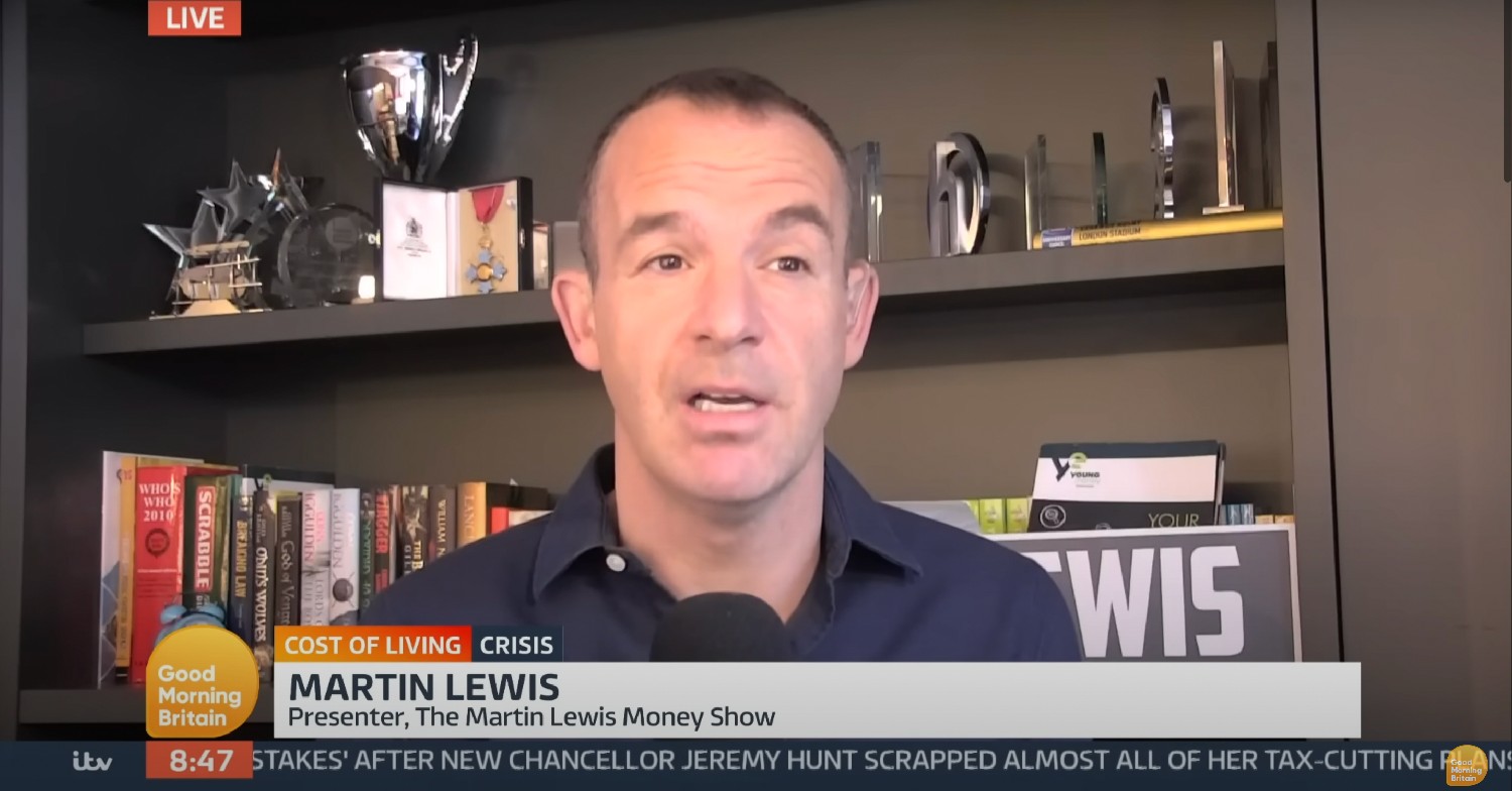 Martin Lewis money saving expert on GMB 