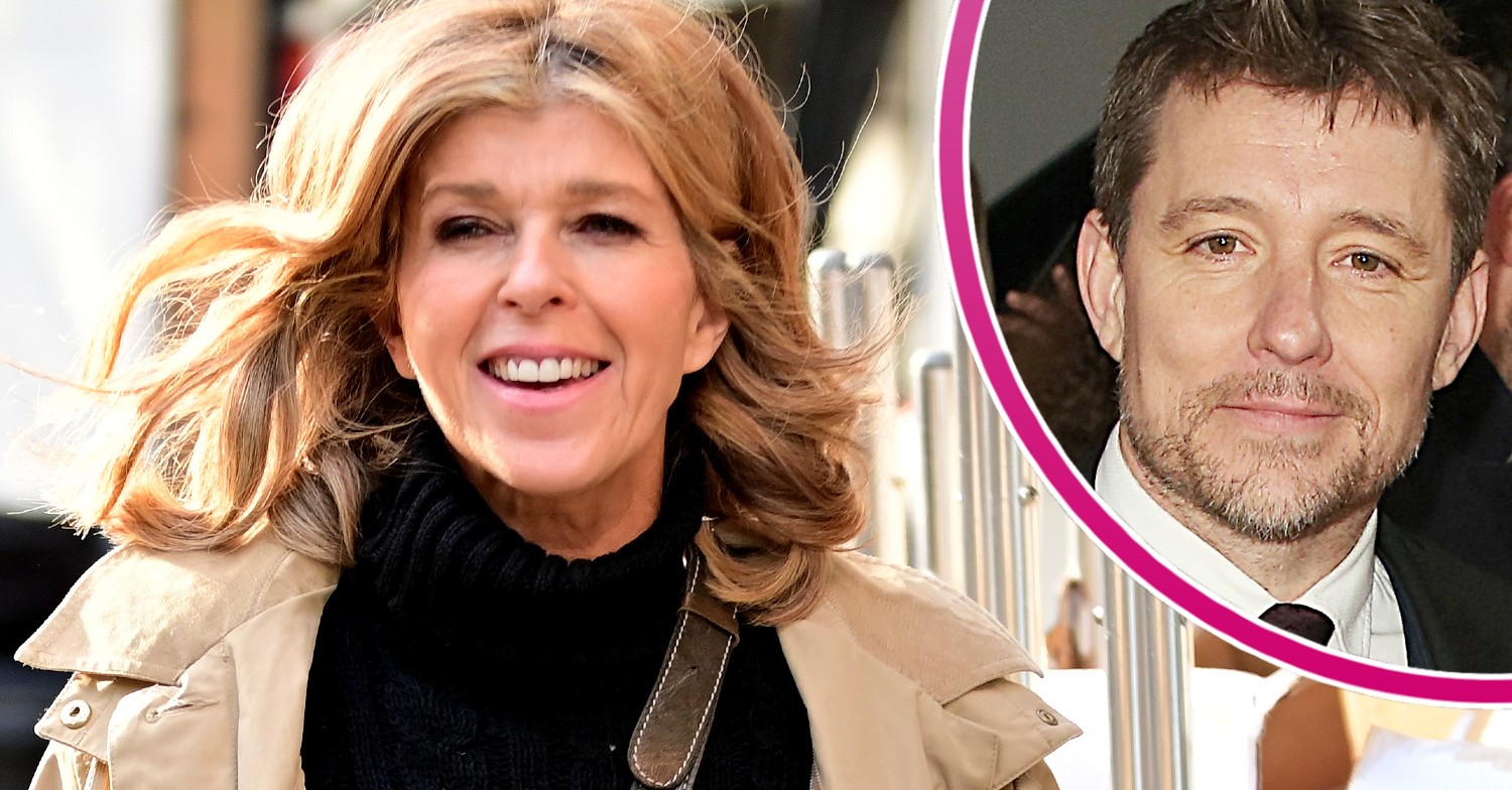 GMB star Kate Garraway smiling and Ben Shephard on red carpet