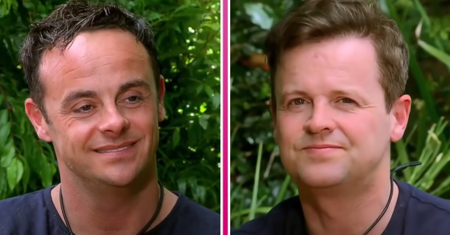 Ant and Dec smiling on I'm A Celebrity