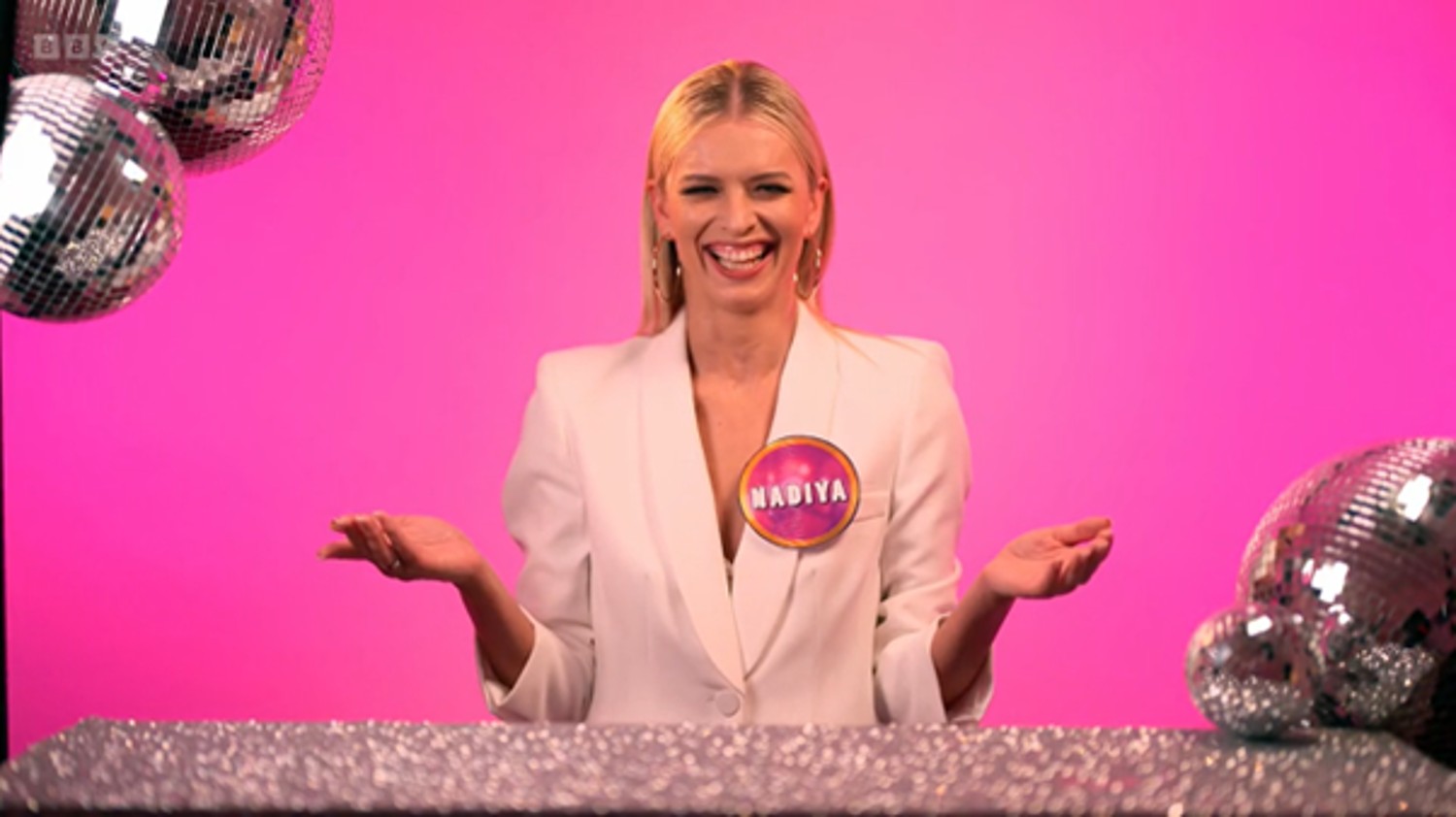 Nadiya Bychkova laughing on It Takes Two