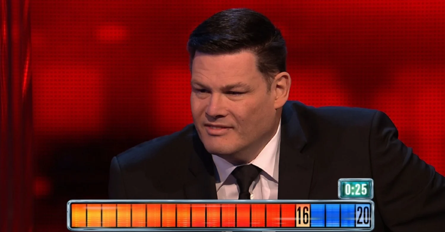 Mark Labbett in the final chase on the Chase 