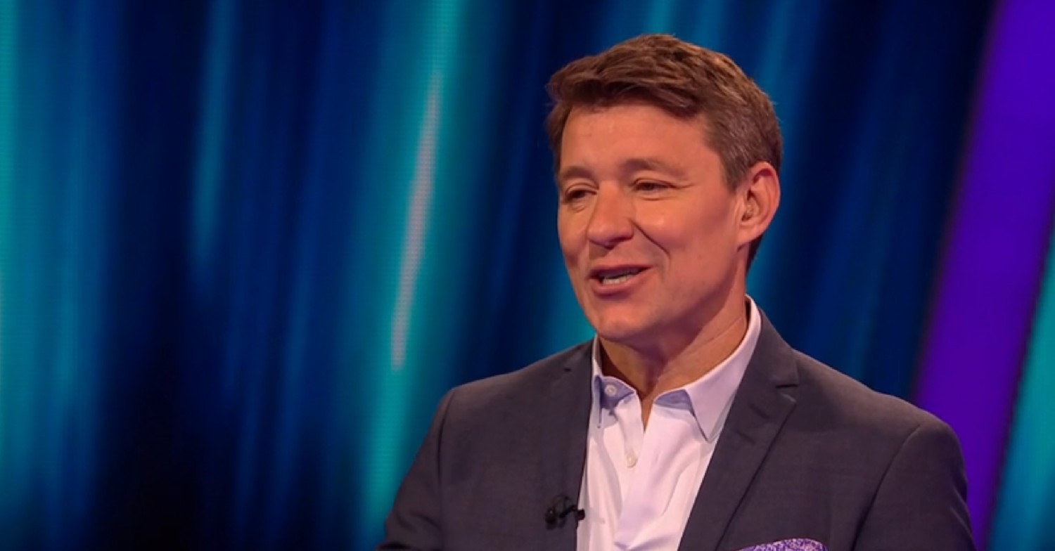 Ben Shephard smiling on Tipping Point 