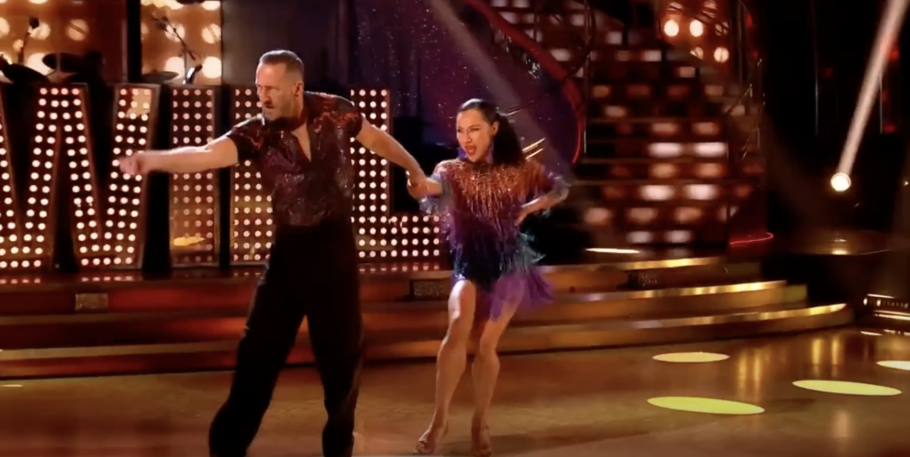 Will Mellor and Nancy Xu on Strictly Come Dancing 2022
