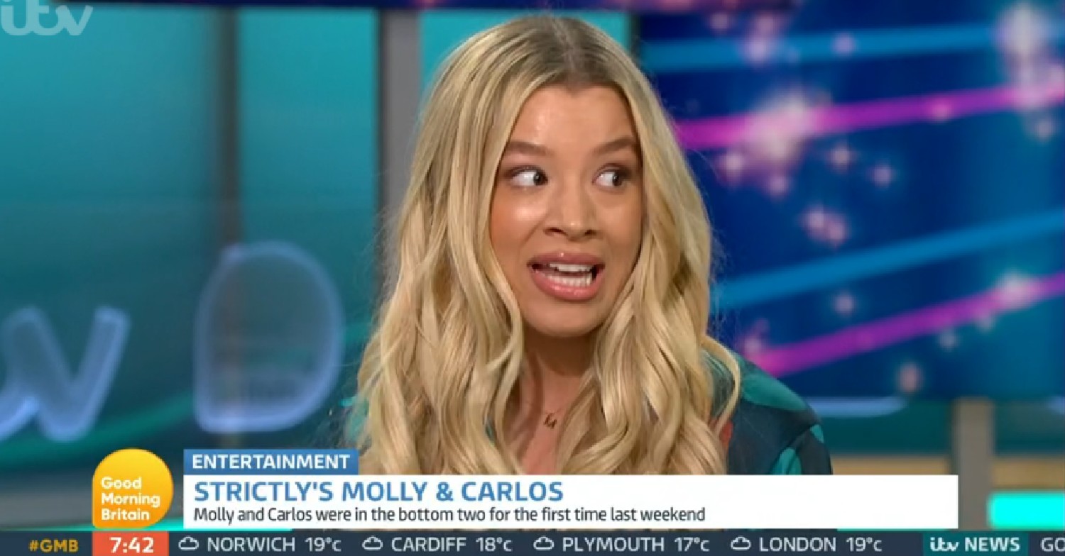Strictly star Molly Rainford on GMB today