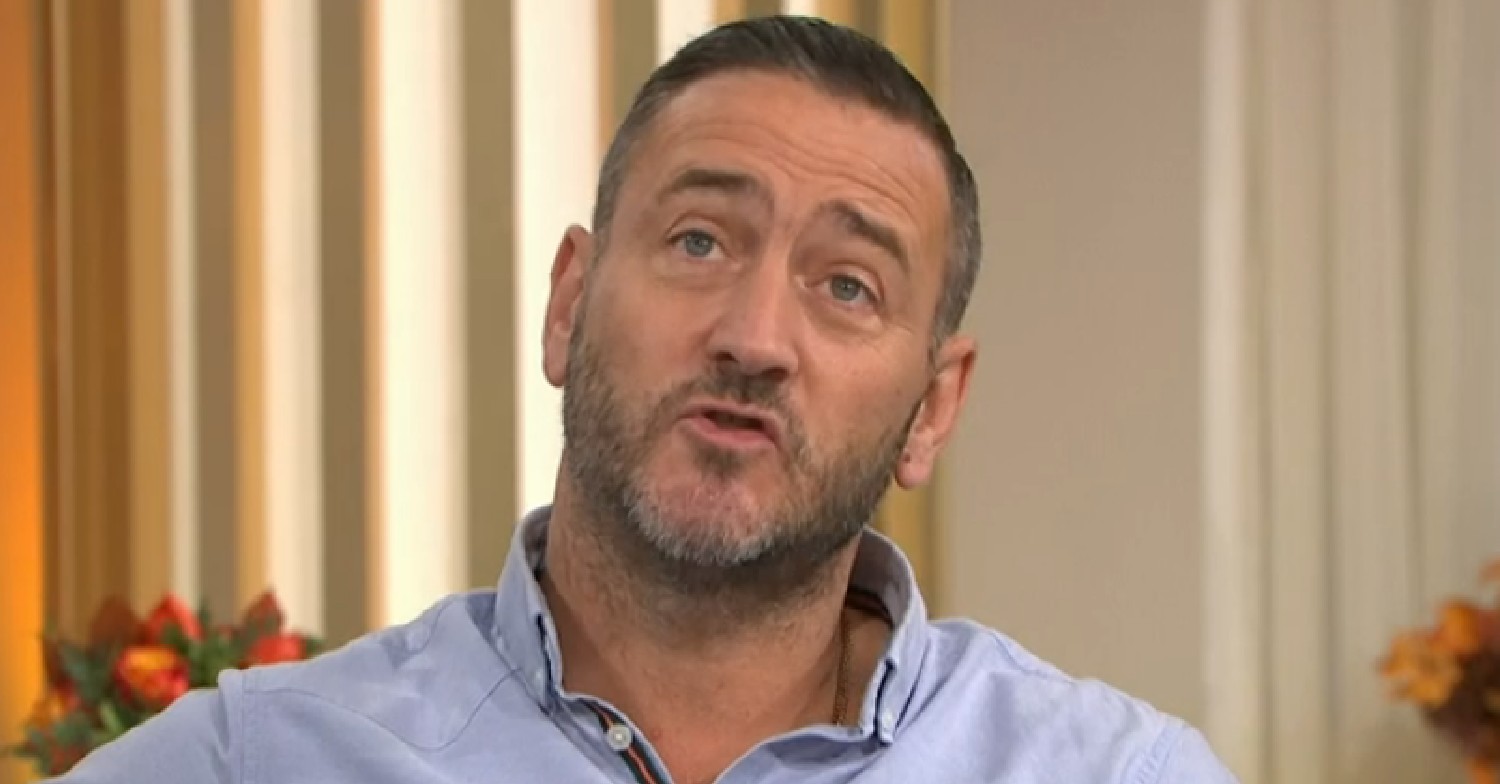 Strictly star Will Mellor looking up and talking on This Morning