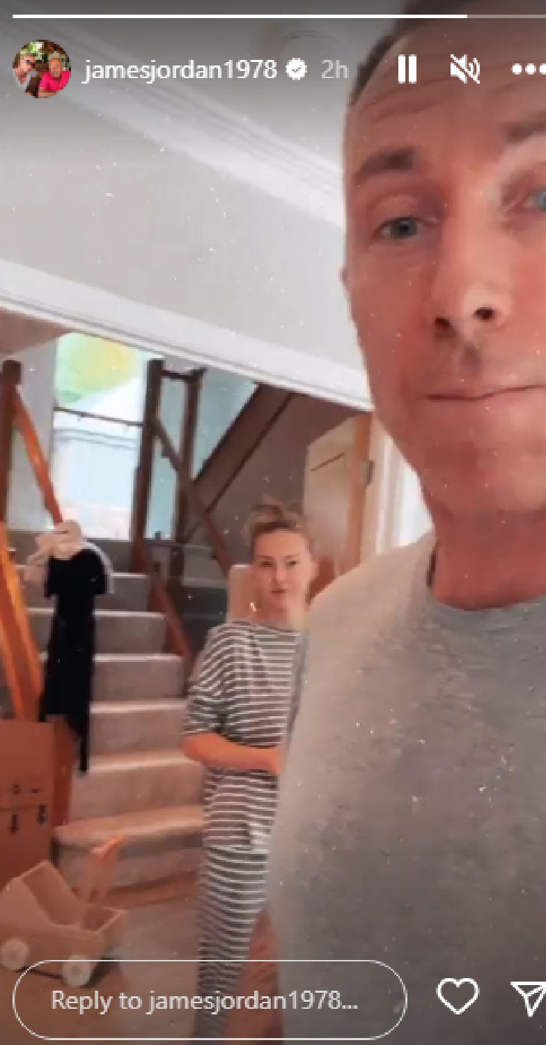 James Jordan and his wife Ola in Instagram video