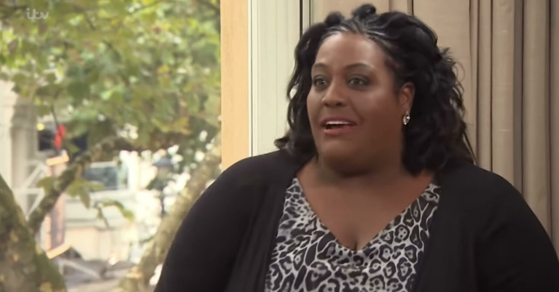 Alison Hammond smiling on This Morning