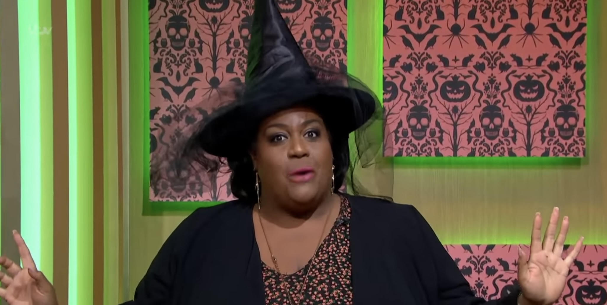 Alison Hammond in Halloween costume on This Morning