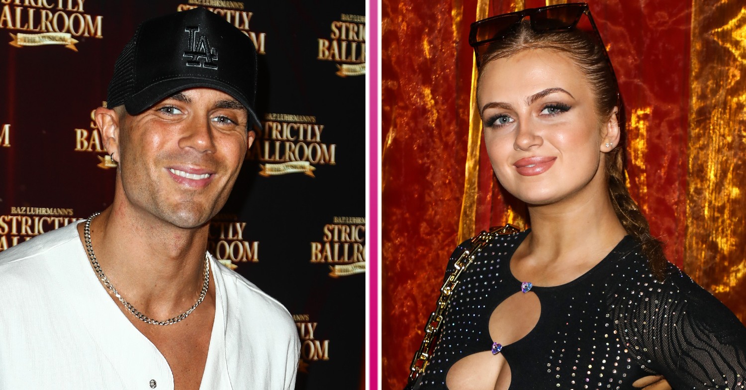 Max George and Maisie Smith smiling at events