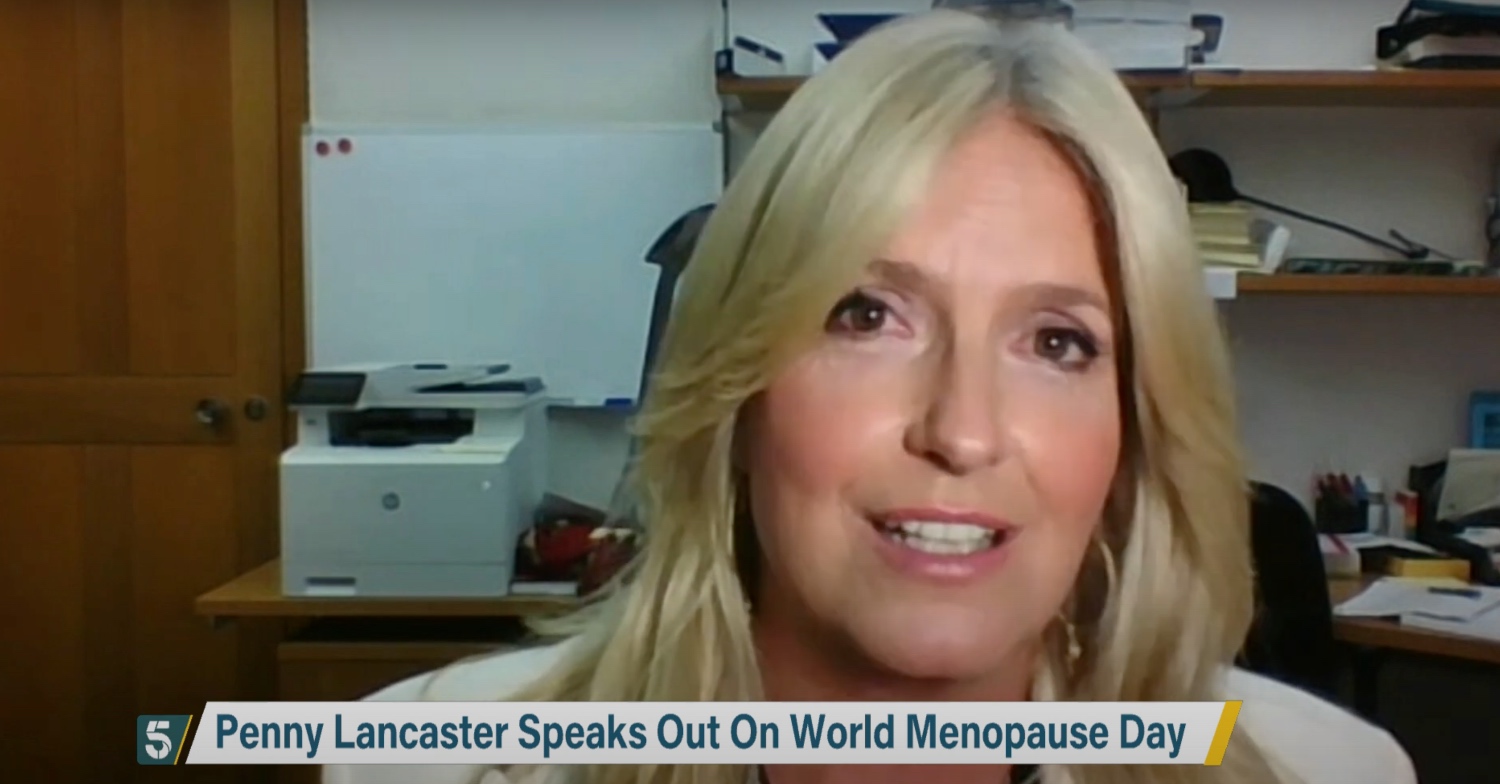 Penny Lancaster speaking on Channel 5 show