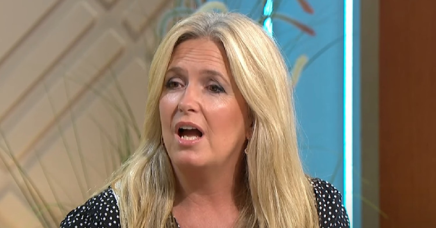 Penny Lancaster speaking during Lorraine interview