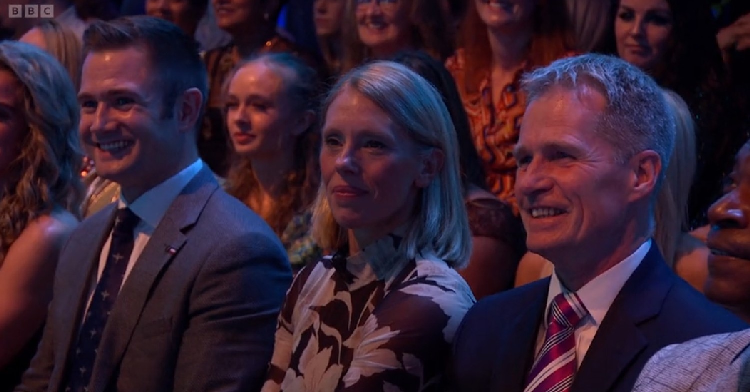 Kym Marsh's husband and in-laws sitting in Strictly audience