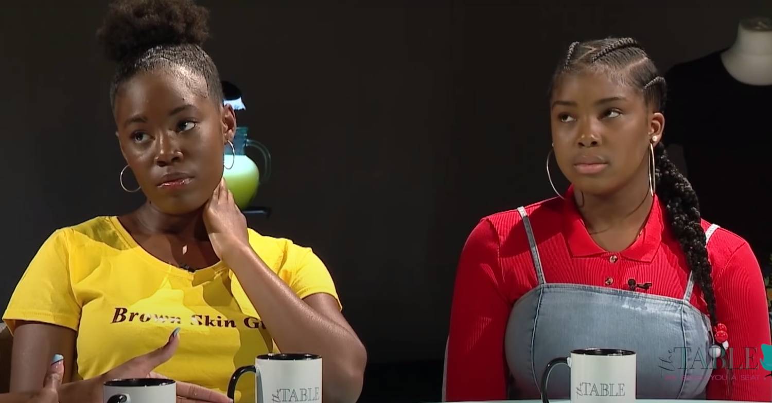 Jamelia's eldest daughters Teja and Tiani