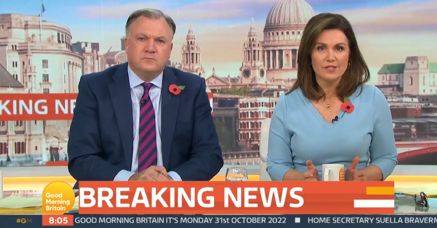 Ed Balls and Susanna Reid on GMB today 