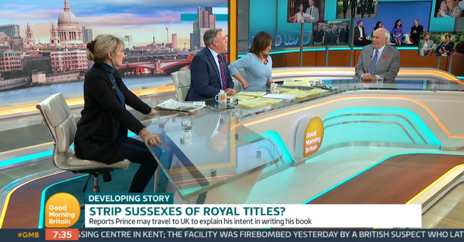 Dr. Tessa Dunlop, Ed Balls, Susanna Reid, Tom Bower on GMB today