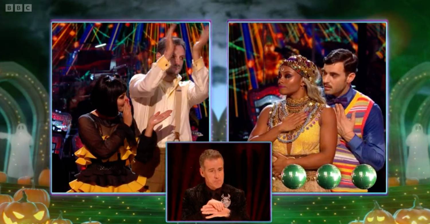 Strictly star James Bye claps as Fleur East saved in dance-off