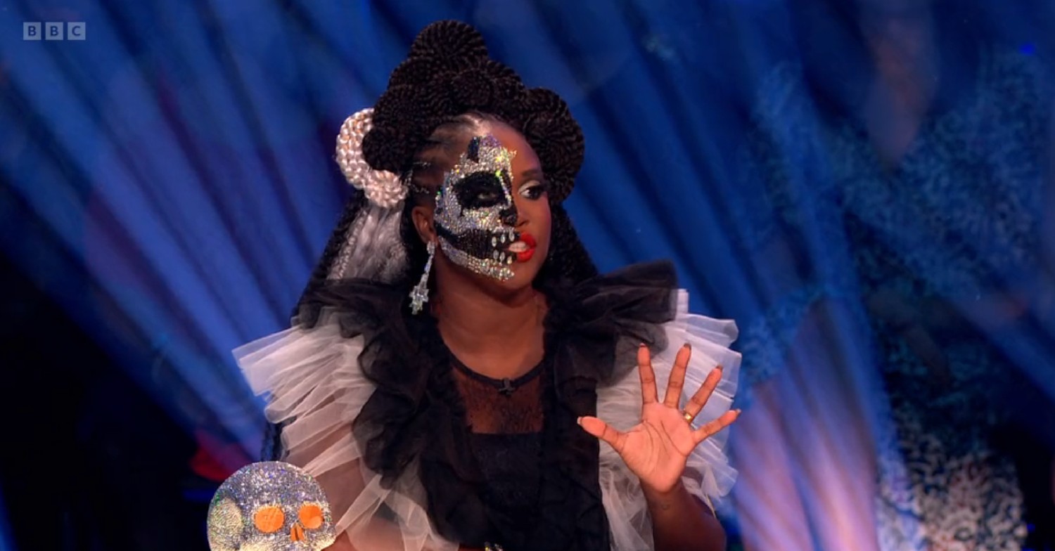 Strictly judge Motsi Mabuse wearing halloween makeup
