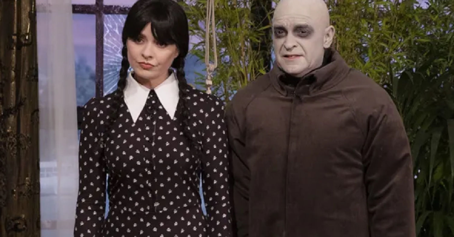 Holly Willoughby and Phillip Schofield dressed up for Halloween on This Morning