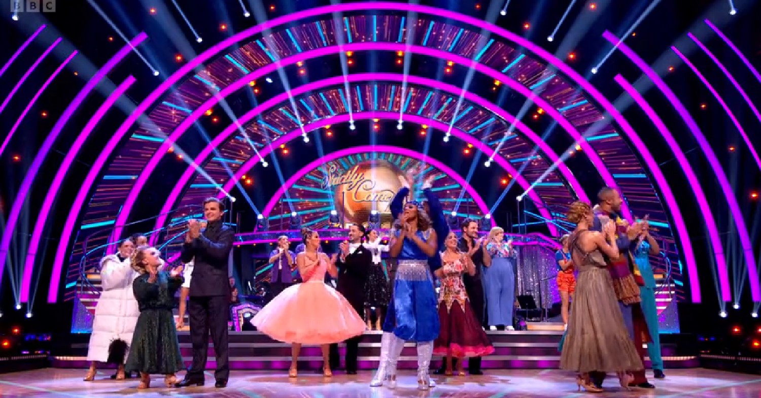 The Strictly stars clapping after performance on BBC show