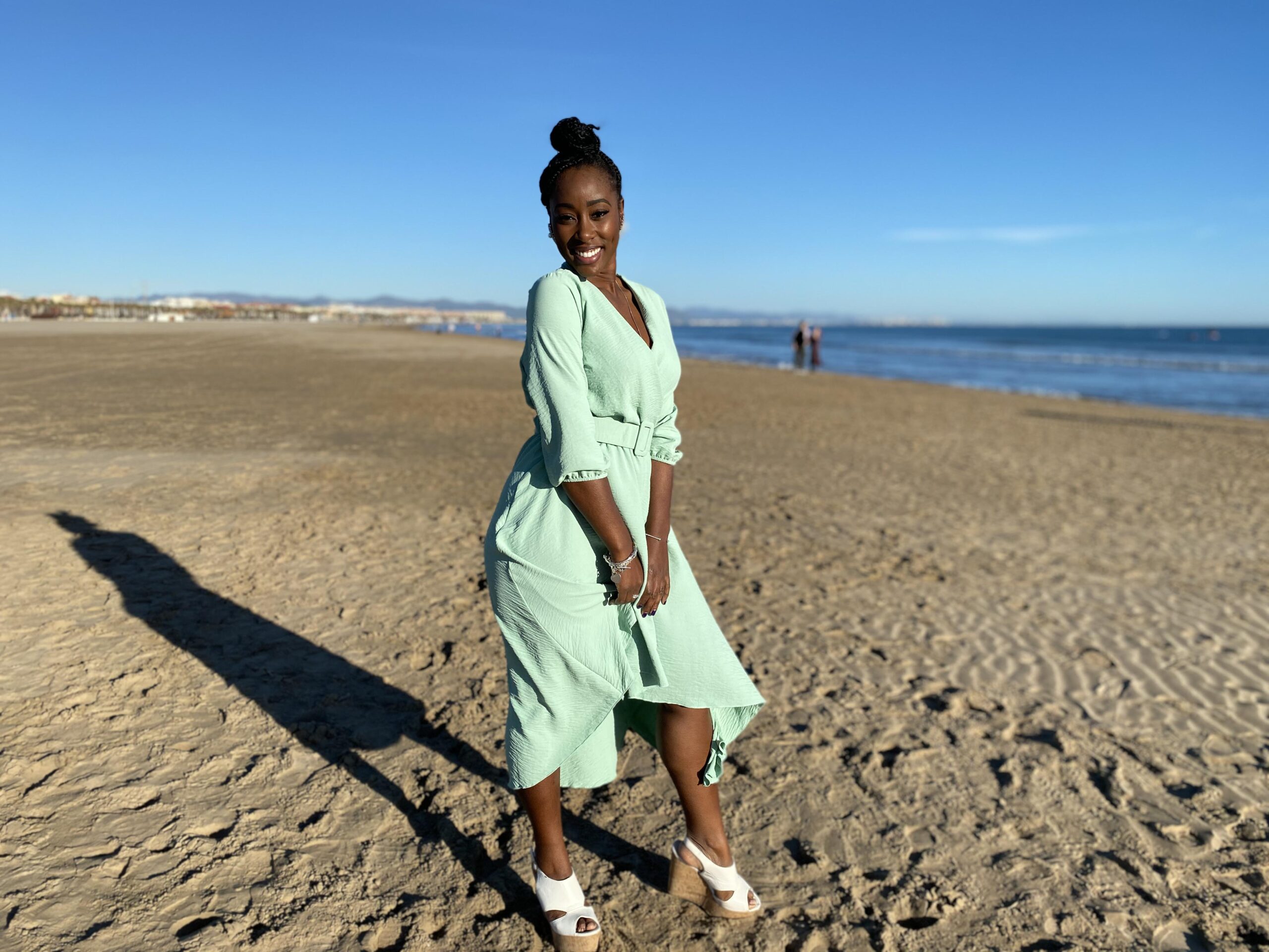 Scarlette Douglas in the sun on A Place In The Sun