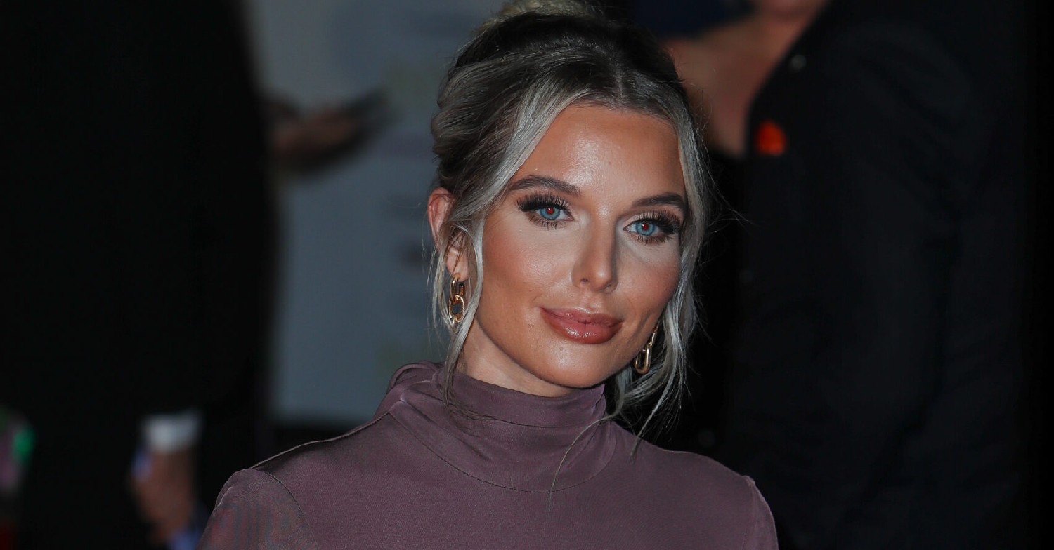 Helen Flanagan smiling at the NTAs