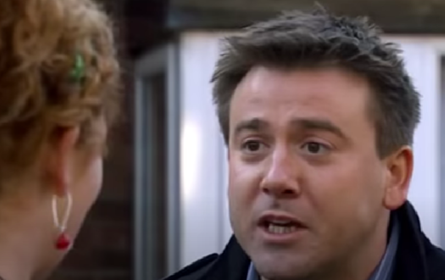 John Stape looking upset in Corrie