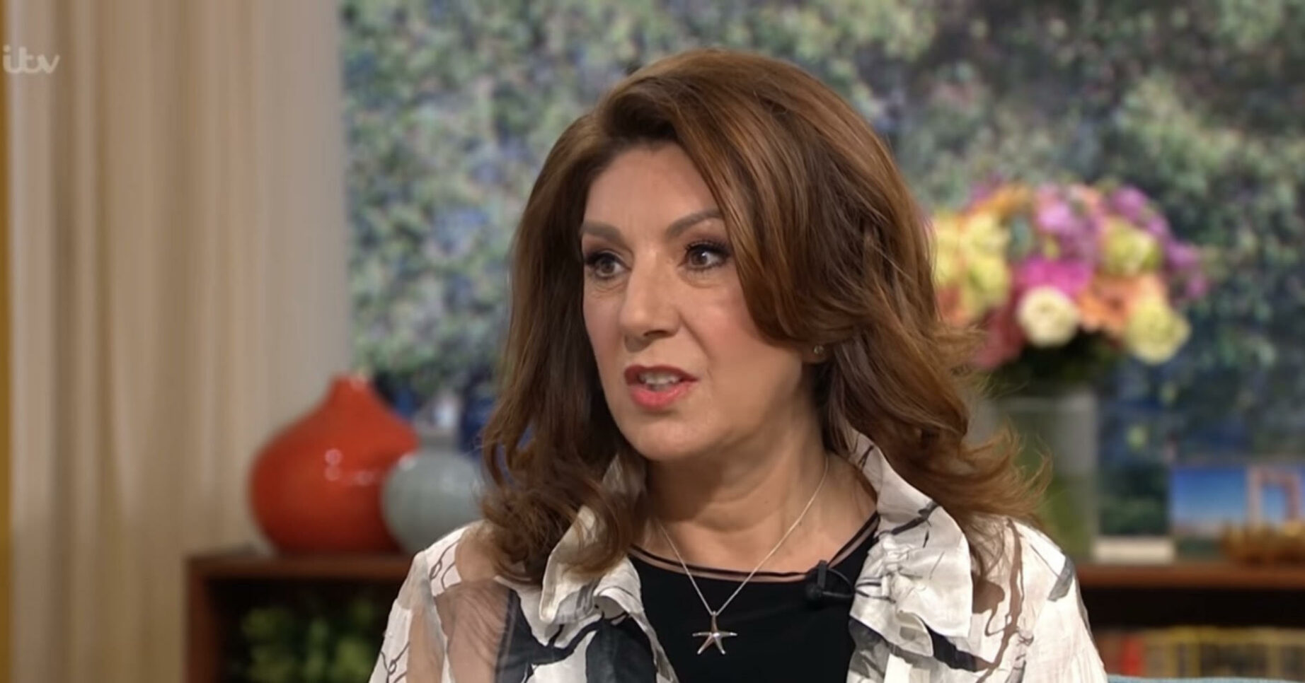 Jane McDonald chatting on This Morning