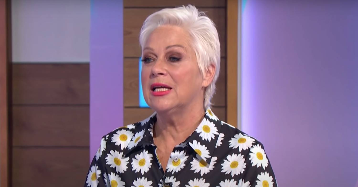 Denise Welch doesn't look happy