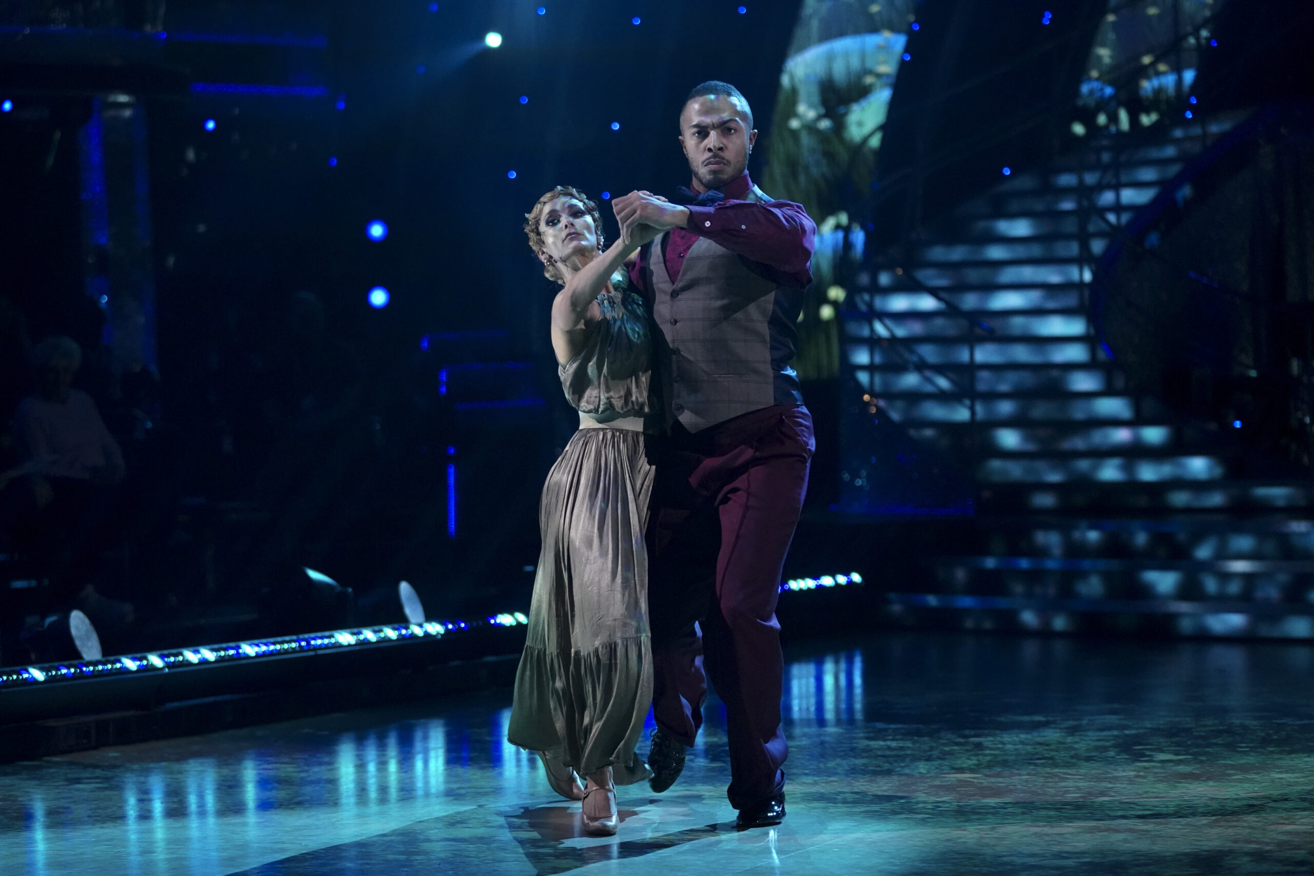 Strictly stars Tyler and Dianne dancing the tango