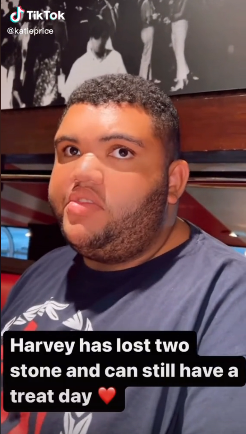 Harvey Price in Katie Price's TikTok