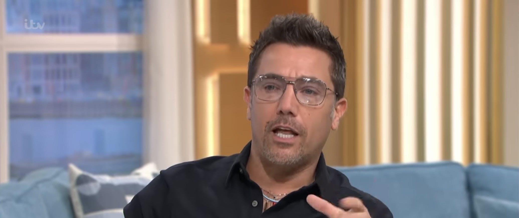 Gino D'Acampo talking on This Morning