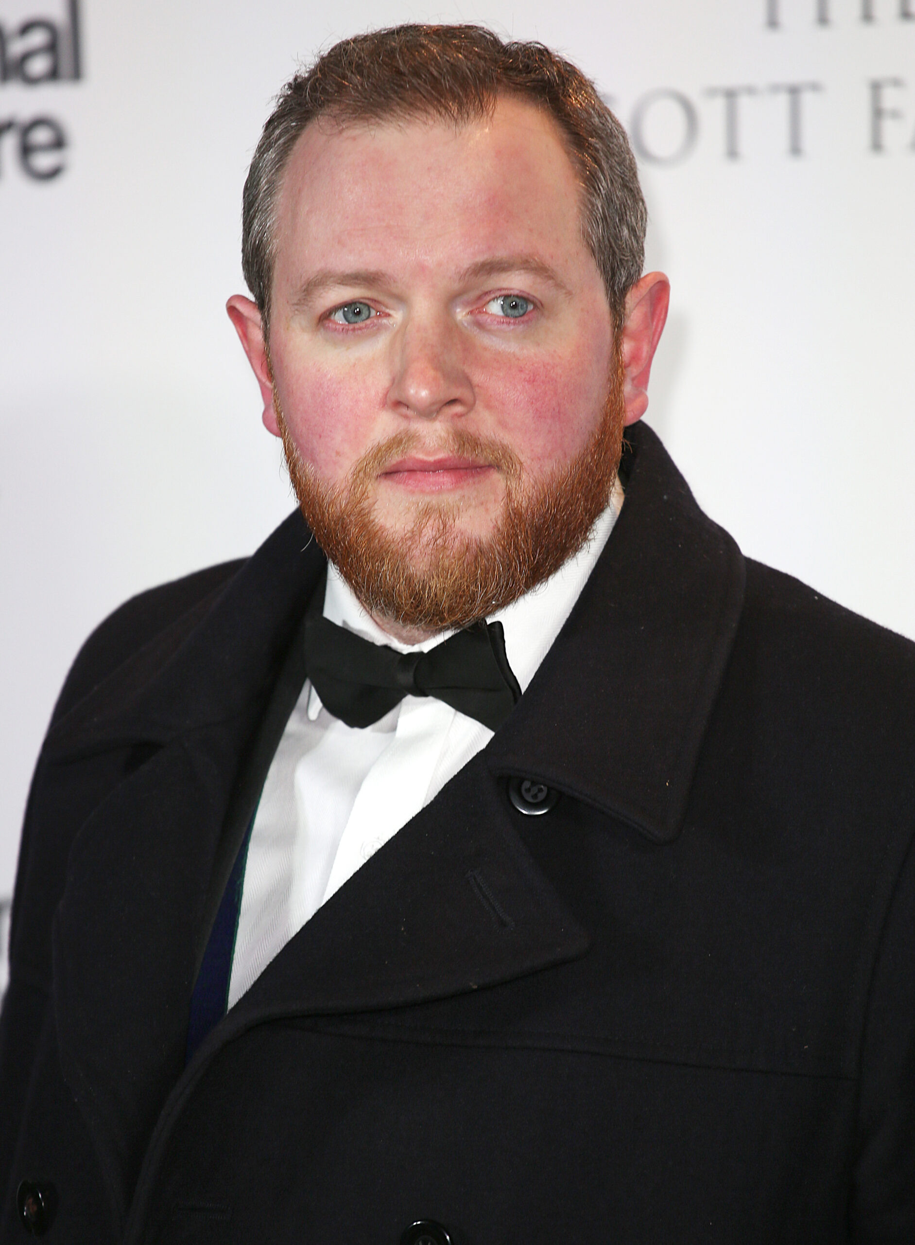 Miles Jupp wearing a tuxedo