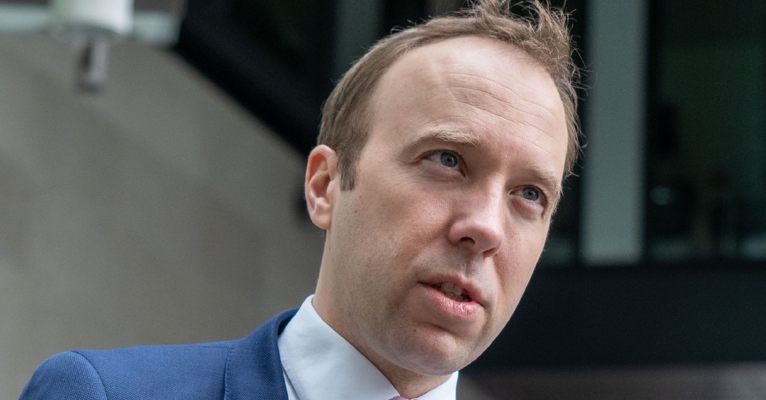 I'm A Celebrity contestant Matt Hancock looks serious