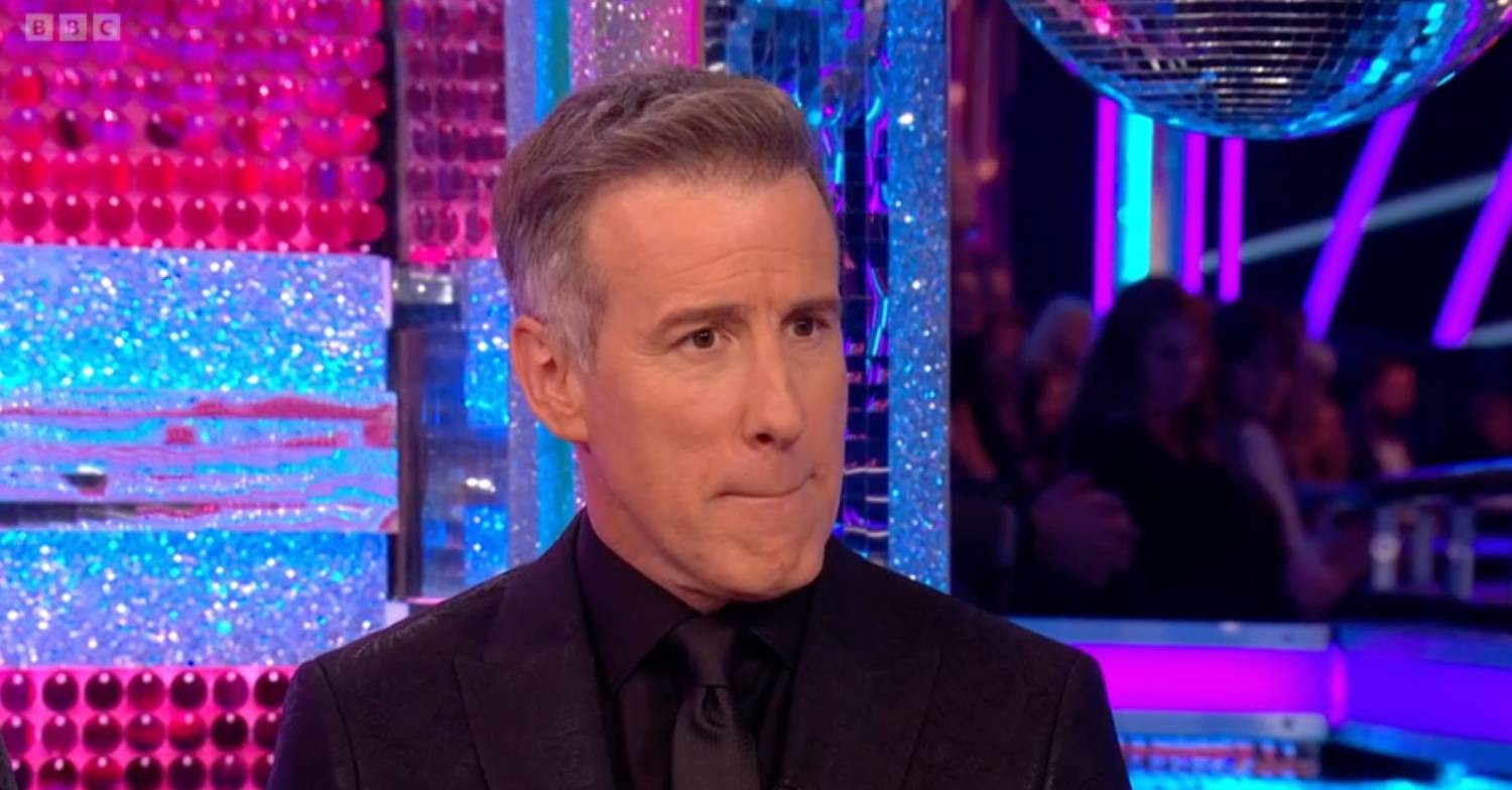 Strictly star Anton du Beke looks concerned