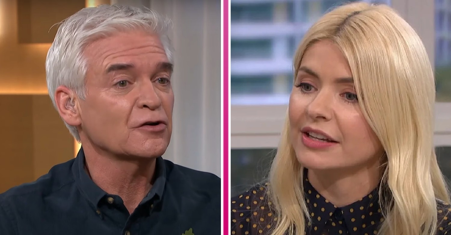Phillip Schofield and Holly Willoughby on This Morning today