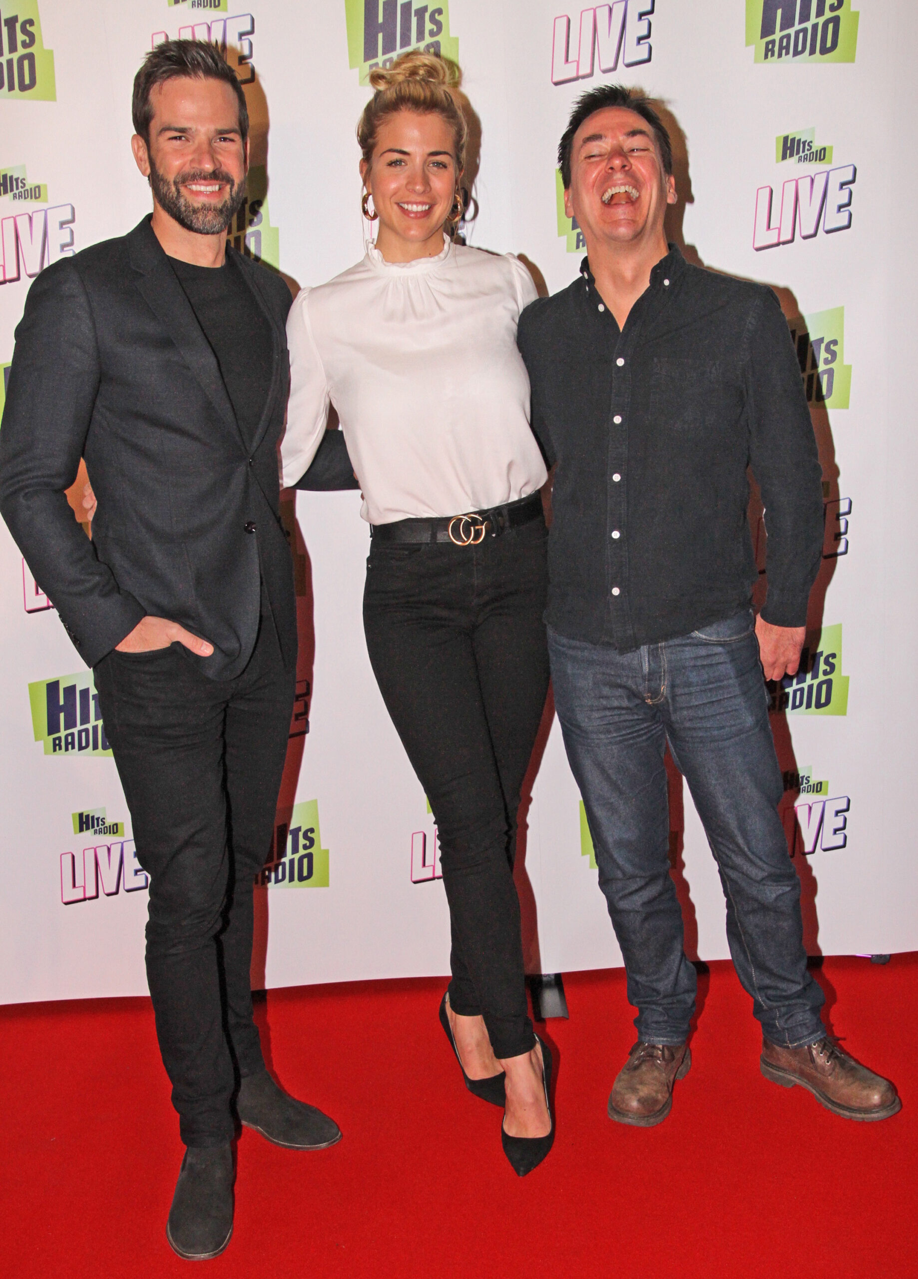Gethin Jones, Gemma Atkinson and Dave Vitty posing