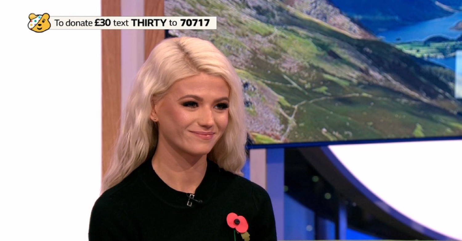 Danielle Harold on BBC The One Show 