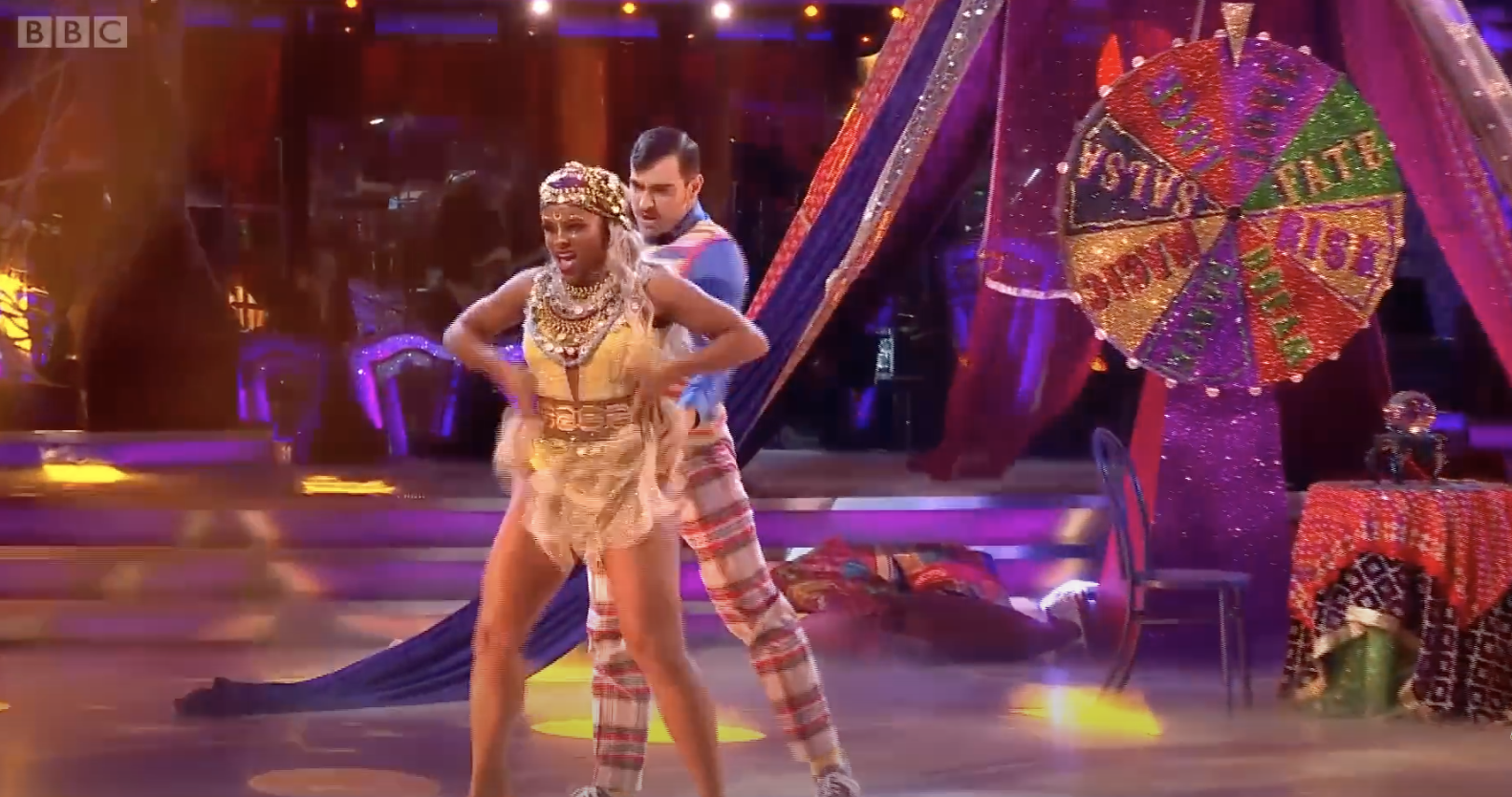 Fleur East and Vito Coppola compete in Strictly Come Dancing 2022