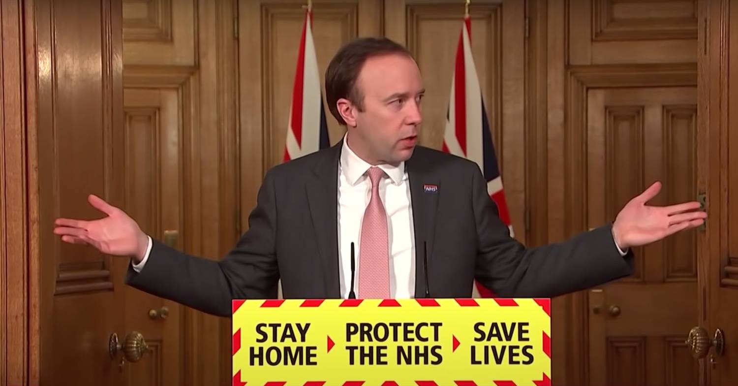 I'm A Celebrity contestant Matt Hancock during a press conference