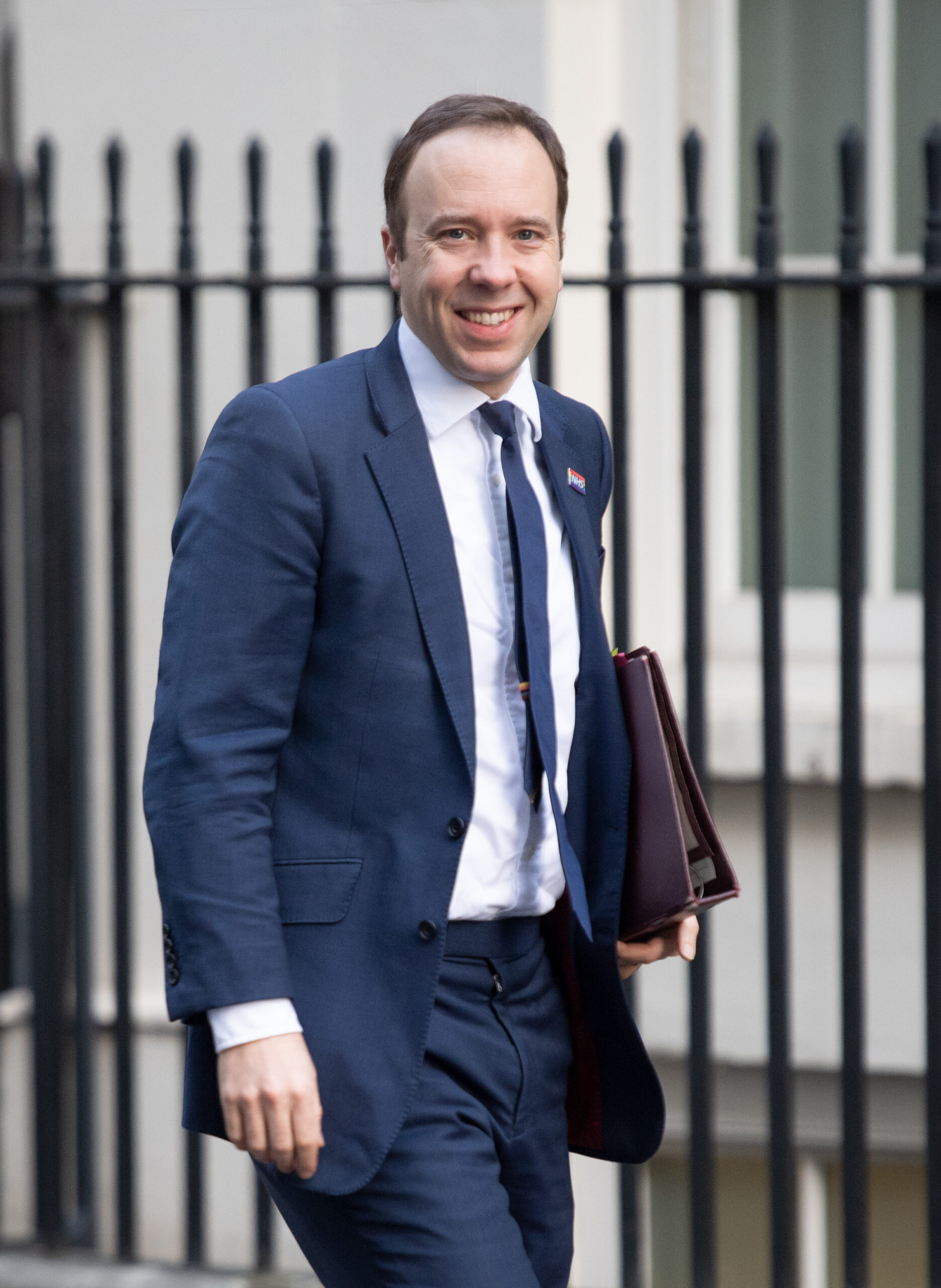 I'm a Celebrity star Matt Hancock smiling