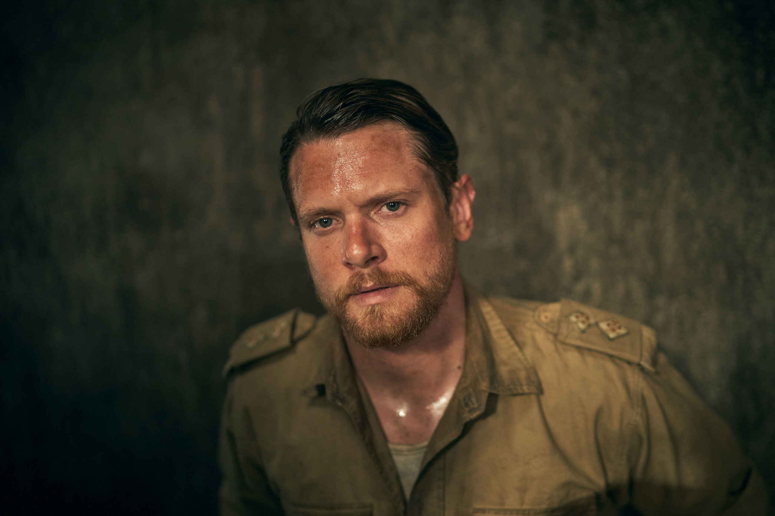 Jack O'Connell in prison in SAS Rogue Heroes