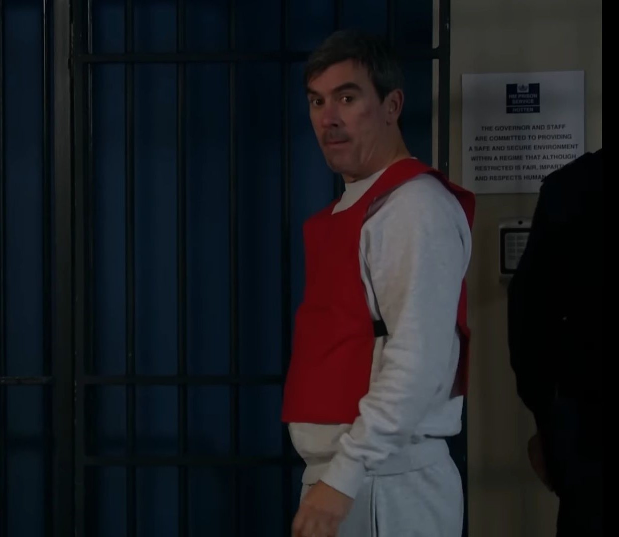 Emmerdale Cain in prison