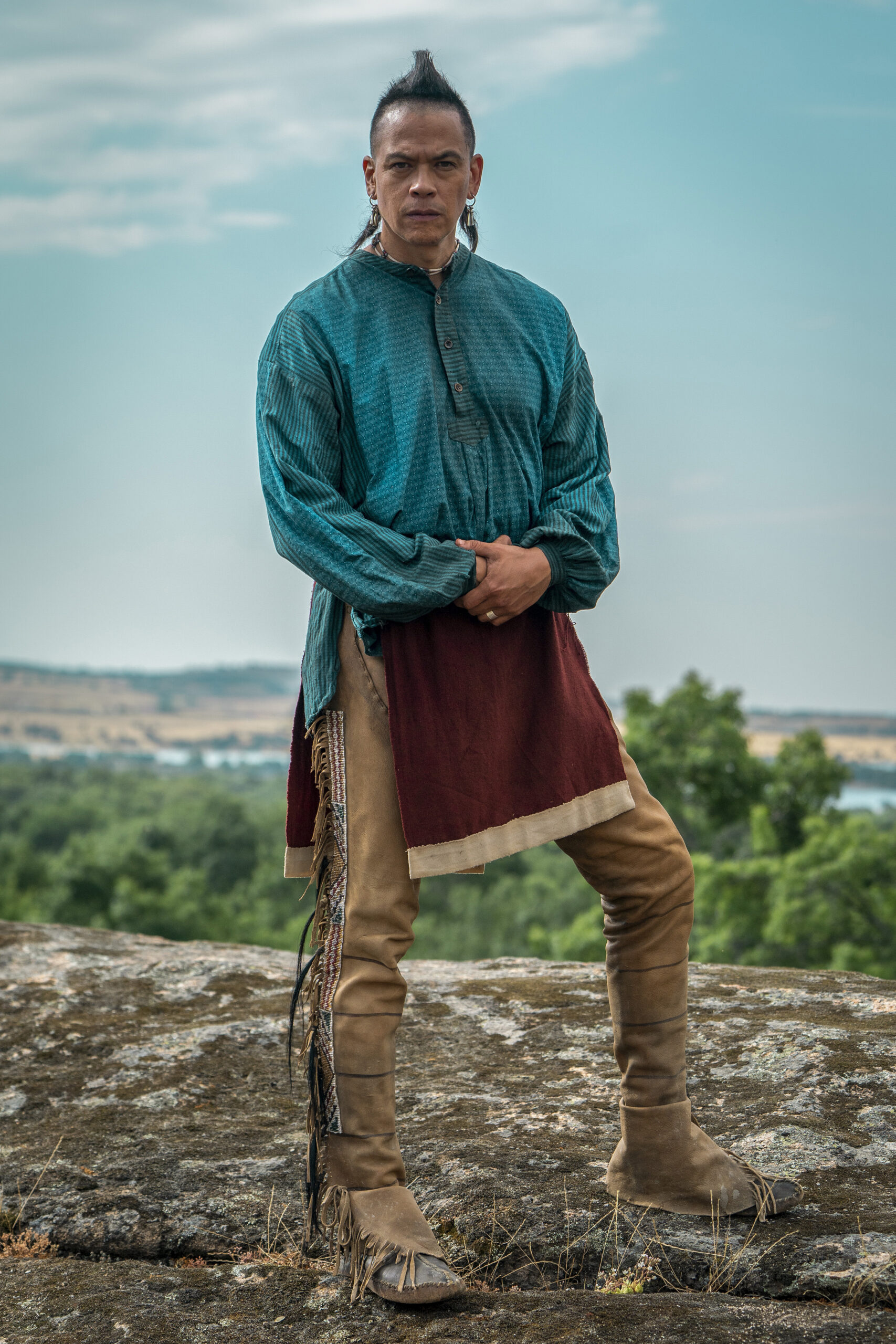 Eli Whipp stands proudly in The English