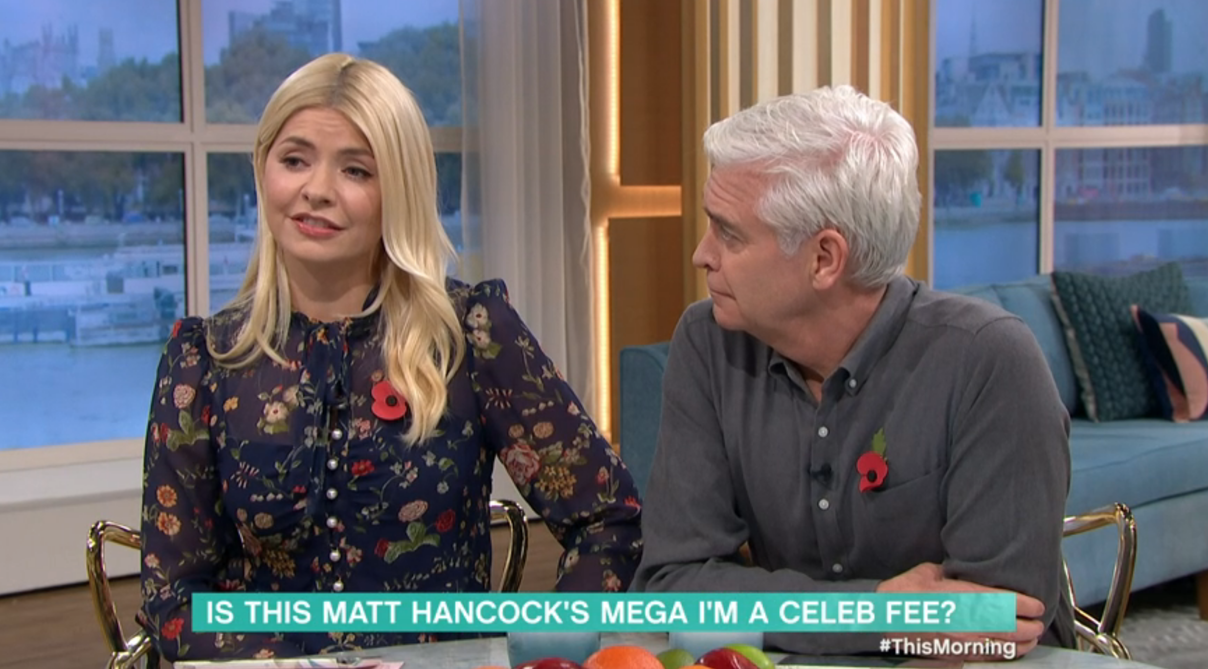 Holly Willoughby and Phillip Schofield on This Morning
