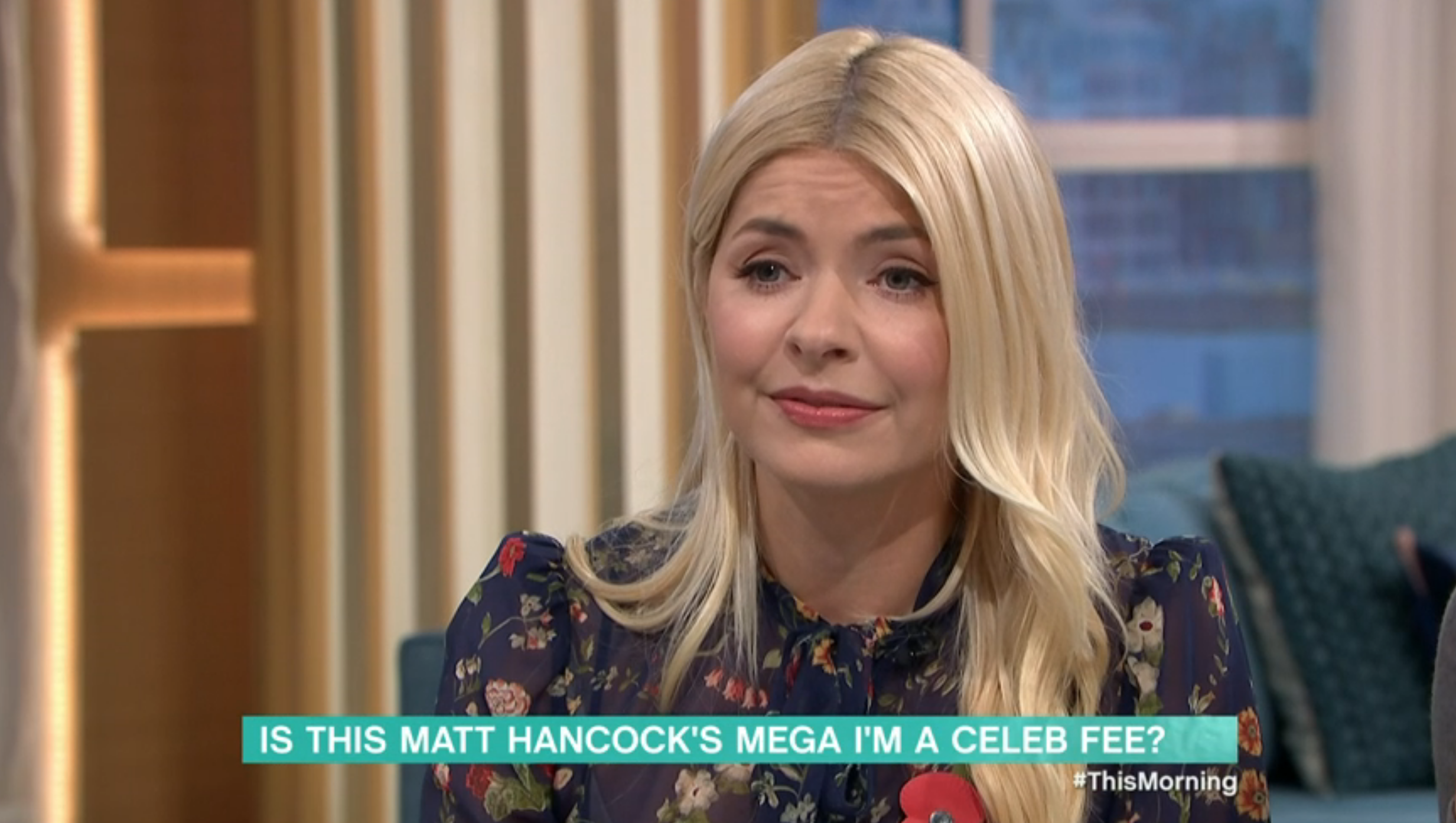 Holly Willoughby defends Matt Hancock over I'm A Celebrity 2022