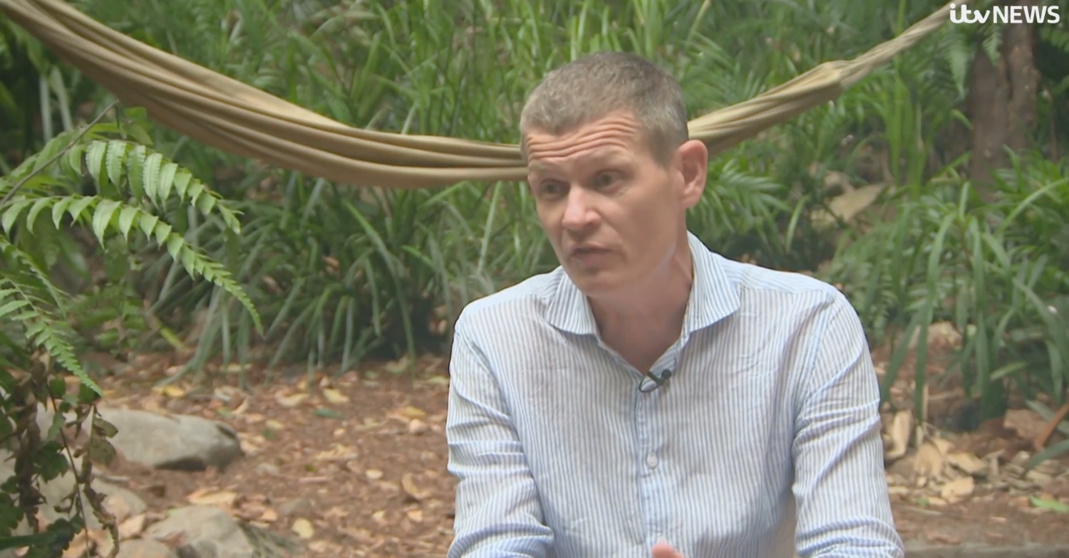 Olly Nash speaking about I''m A Celebrity